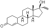 structure of CAS# 68-22-4, 炔诺酮