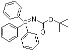 structure of CAS# 68014-21-1, N-叔丁氧羰基亚胺(三苯基)膦