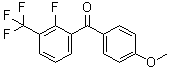 CAS # 680610-53-1, (2-Fluoro-3-trifluoromethylphenyl)(4-methoxyphenyl)methanone
