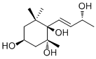 structure of CAS# 680617-50-9, 7-Megastigmene-3,5,6,9-tetrol