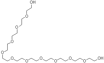 structure of CAS# 6809-70-7, 3,6,9,12,15,18,21,24,27,30-Decaoxadotriacontane-1,32-diol