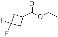 structure of CAS# 681128-38-1, 3,3-二氟环丁烷甲酸乙酯