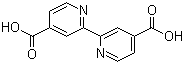 structure of CAS# 6813-38-3, 2,2'-联吡啶-4,4'-二甲酸