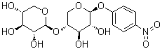 CAS # 6819-07-4, 4-Nitrophenyl 4-O-beta-D-xylopyranosyl-beta-D-xylopyranoside, p-Nitrophenyl beta-D-xylobioside