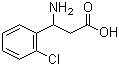 structure of CAS# 68208-20-8, 3-氨基-3-(2-氯苯基)丙酸