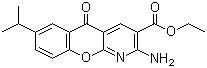 structure of CAS# 68301-99-5, 2-氨基-7-异丙基-5-氧代-5H-[1]苯并吡喃[2,3-b]吡啶-3-羧酸乙酯