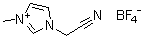 CAS # 683224-92-2, 1-(Cyanomethyl)-3-methyl-1H-imidazolium tetrafluoroborate