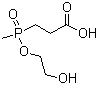CAS # 68334-62-3, 3-(Hydroxymethylphosphinyl)propanoic acid mono(2-hydroxyethyl) ester