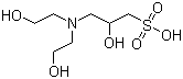 structure of CAS# 68399-80-4, 3-[N,N-二(羟乙基)氨基]-2-羟基丙磺酸
