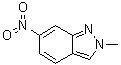 structure of CAS# 6850-22-2, 2-Methyl-6-nitro-2H-indazole