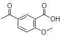 CAS 登录号：68535-61-5, 5-乙酰基-2-甲氧基苯甲酸