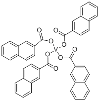 structure of CAS# 68553-60-6, Naphthenic acids vanadyl complexes
