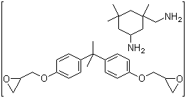 CAS # 68609-08-5, 5-Amino-1,3,3-trimethylcyclohexanemethanamine reaction products with bisphenol A diglycidyl ether homopolymer