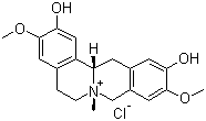 CAS 登录号：6873-13-8, 黄柏碱