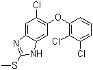 structure of CAS# 68786-66-3, 三氯苯哒唑