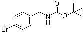 structure of CAS# 68819-84-1, (4-Bromobenzyl)carbamic acid tert-butyl ester