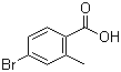 structure of CAS# 68837-59-2, 4-Bromo-2-methylbenzoic acid