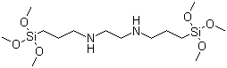 structure of CAS# 68845-16-9, N,N'-Bis[3-(trimethoxysilyl)propyl]ethylenediamine