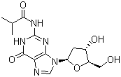 structure of CAS# 68892-42-2, N2-异丁酰-2'-脱氧鸟苷