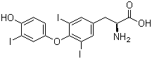 structure of CAS# 6893-02-3, L-Triiodothyronine