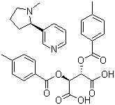 CAS 登录号：68935-27-3, (+)-烟碱二对甲苯甲酰基酒石酸盐