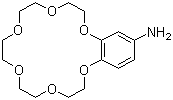 structure of CAS# 68941-06-0, 4'-Aminobenzo-18-crown-6