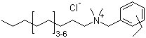 CAS 登录号：68956-79-6, 氯化[C12-18-烷基[(乙苯基)甲基]二甲基]铵盐