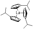 structure of CAS# 68959-87-5, Tris(isopropylcyclopentadienyl)lanthanum(III)