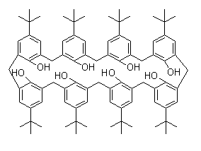 structure of CAS# 68971-82-4, 对叔丁基杯[8]芳烃