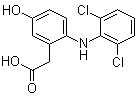 structure of CAS# 69002-84-2, 5-Hydroxydiclofenac