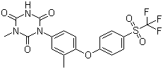 structure of CAS# 69004-04-2, Toltrazuril sulfone