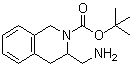 structure of CAS# 690244-91-8, 3-氨基甲基-3,4-二氢-1H-异喹啉-2-羧酸叔丁酯