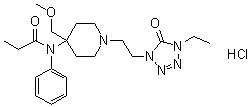 structure of CAS# 69049-06-5, Alfentanil hydrochloride