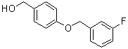 structure of CAS# 690969-16-5, 4-[(3-氟苯基)甲氧基]苯甲醇