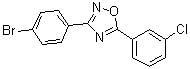 CAS # 690986-80-2, 3-(4-Bromophenyl)-5-(3-chlorophenyl)-1,2,4-oxadiazole