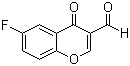 structure of CAS# 69155-76-6, 6-氟-4-氧代-4H-苯并吡喃-3-甲醛