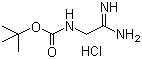 structure of CAS# 691898-38-1, N-(2-Amino-2-iminoethyl)carbamic acid tert-butyl ester hydrochloride