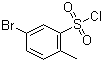 structure of CAS# 69321-56-8, 5-Bromo-2-methylbenzenesulfonyl chloride