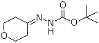 structure of CAS# 693287-78-4, N'-(Tetrahydropyran-4-ylidene)hydrazinecarboxylic acid tert-butyl ester