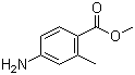 structure of CAS# 6933-47-7, 4-Amino-2-methylbenzoic acid methyl ester