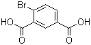 structure of CAS# 6939-93-1, 4-溴-1,3-苯二甲酸