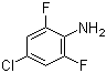 structure of CAS# 69411-06-9, 4-氯-2,6-二氟苯胺