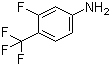 structure of CAS# 69411-68-3, 4-Amino-2-fluorobenzotrifluoride