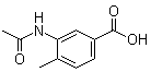 structure of CAS# 6946-14-1, 3-Acetylamino-4-methylbenzoic acid