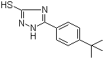 structure of CAS# 69480-15-5, 5-(4-叔丁基苯基)-1H-1,2,4-三唑-3-硫醇