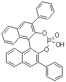 structure of CAS# 695162-86-8, (11bR)-4-羟基-2,6-二苯基-二萘并[2,1-d:1',2'-f][1,3,2]二氧杂磷杂卓 4-氧化物