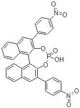 structure of CAS# 695162-89-1, (11bR)-4-羟基-2,6-二(4-硝基苯基)-二萘并[2,1-d:1',2'-f][1,3,2]二氧杂磷杂卓 4-氧化物