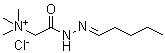 CAS # 6958-20-9, N,N,N-Trimethyl-2-oxo-2-(2-pentylidenehydrazinyl)ethanaminium chloride, NSC 64608
