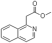 structure of CAS# 69582-93-0, Methyl 1-isoquinolylacetate