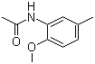 CAS # 6962-44-3, N-(2-Methoxy-5-methylphenyl)-acetamide, 3-Acetylamino-4-methoxytoluene, 6-Methoxy-meta-acetoluidide